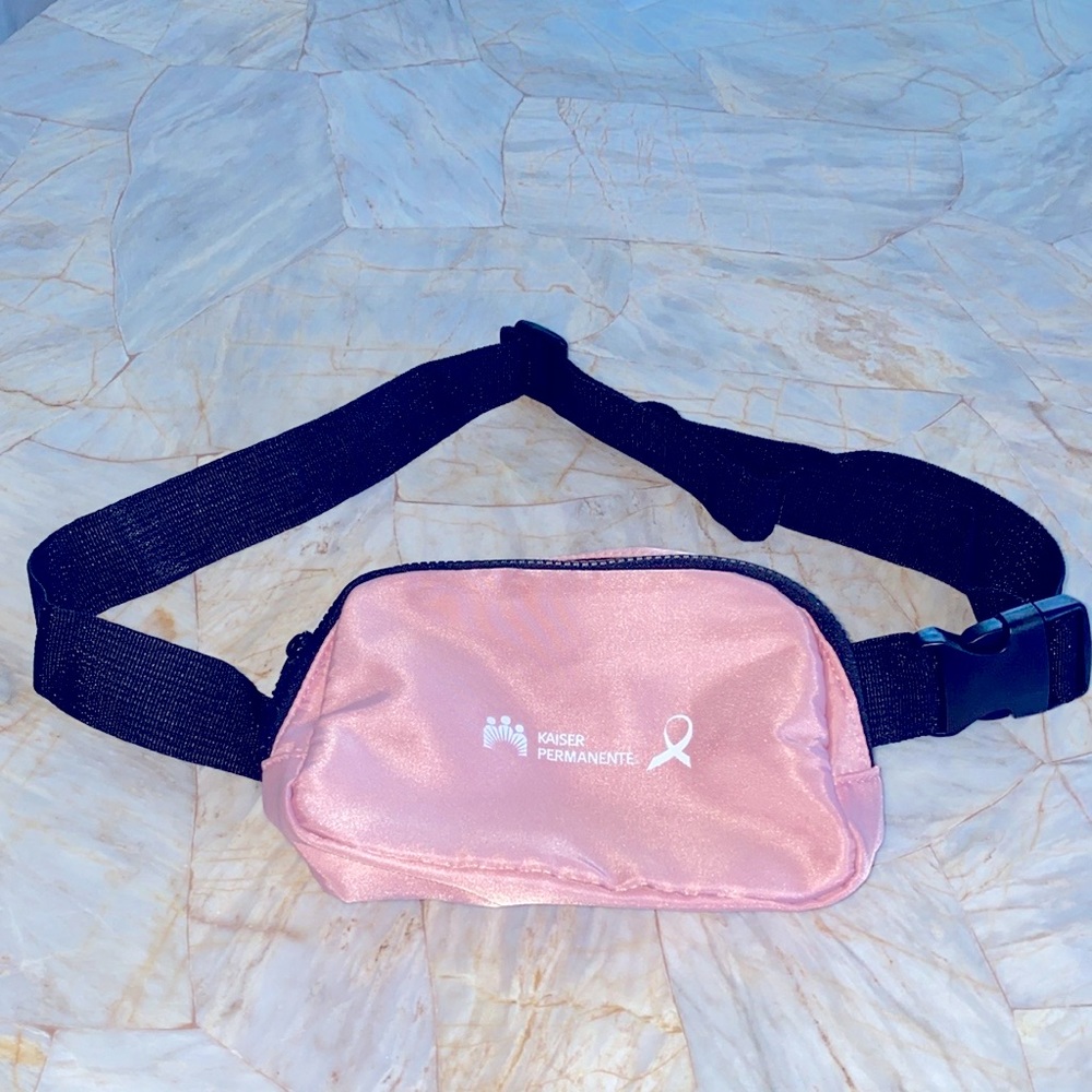 HIT Belt Bag For Women Fanny Pack Crossbody Pink with Black‎